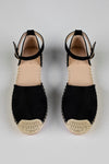 Two part espadrille shoes