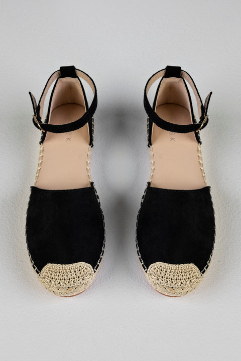 Two part espadrille shoes