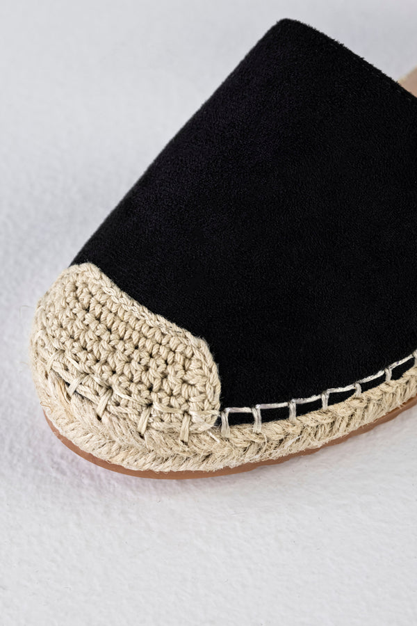 Two part espadrille shoes