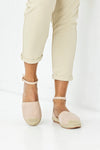 Two part espadrille shoes