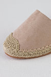 Two part espadrille shoes