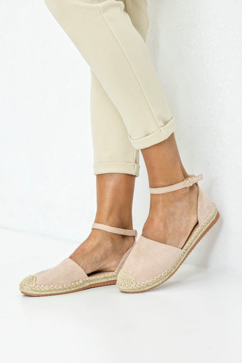Two part espadrille shoes