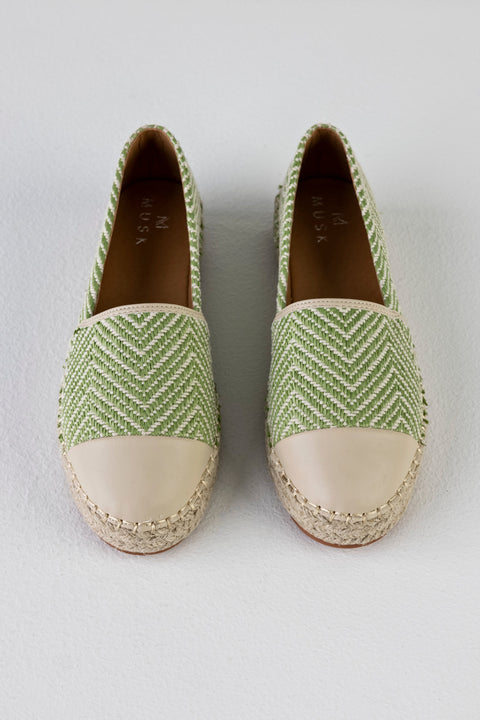 Slip-on, flatform espadrilles