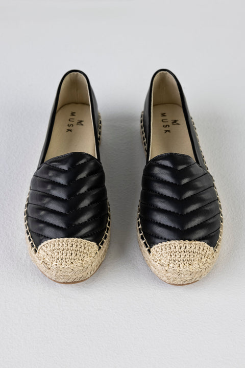Quilted espadrilles