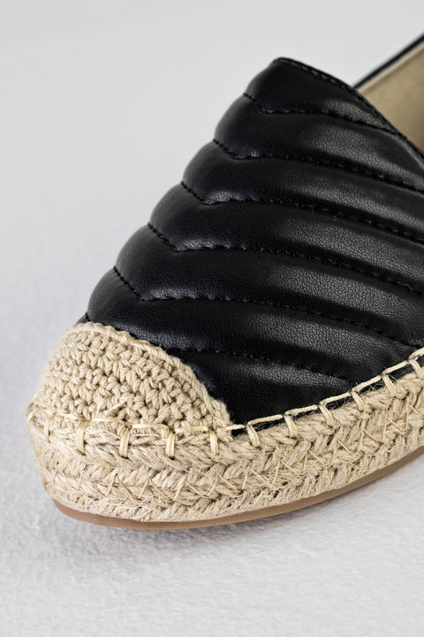 Quilted espadrilles