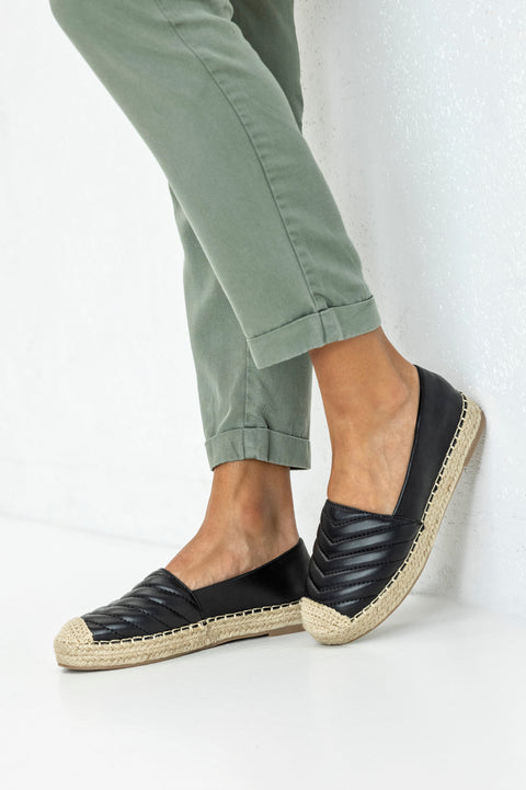 Quilted espadrilles