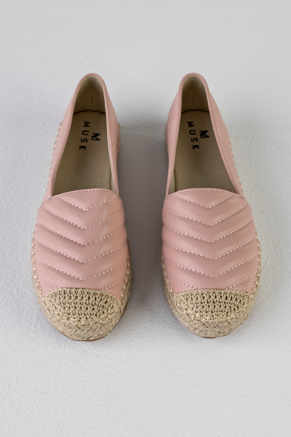 Quilted espadrilles