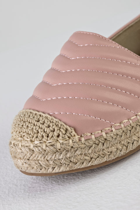 Quilted espadrilles