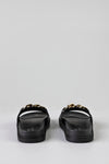 Slide sandal with chain
