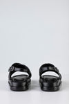 Leather flatform sandals