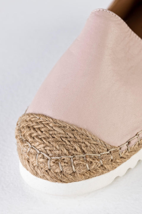 Leather espadrilles