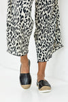 Leather espadrilles