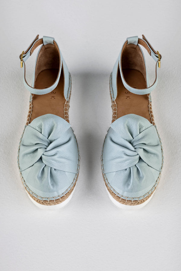 Two part espadrille shoes