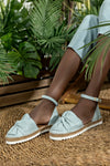 Two part espadrille shoes