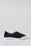 Leather suede slip-on shoes