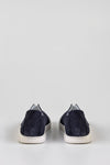 Leather suede slip-on shoes