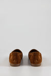 Leather suede moccasin with tassels