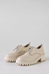 Leather chunky-sole derby shoes