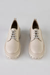 Leather chunky-sole derby shoes