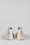 Leather chunky-sole derby shoes
