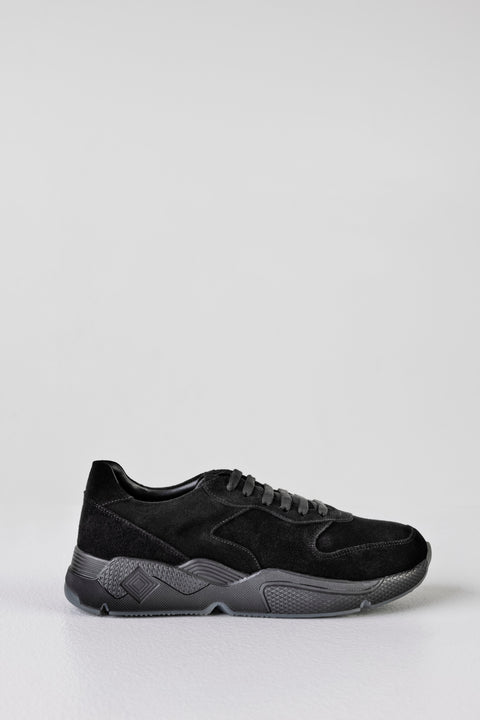 Leather suede sneakers