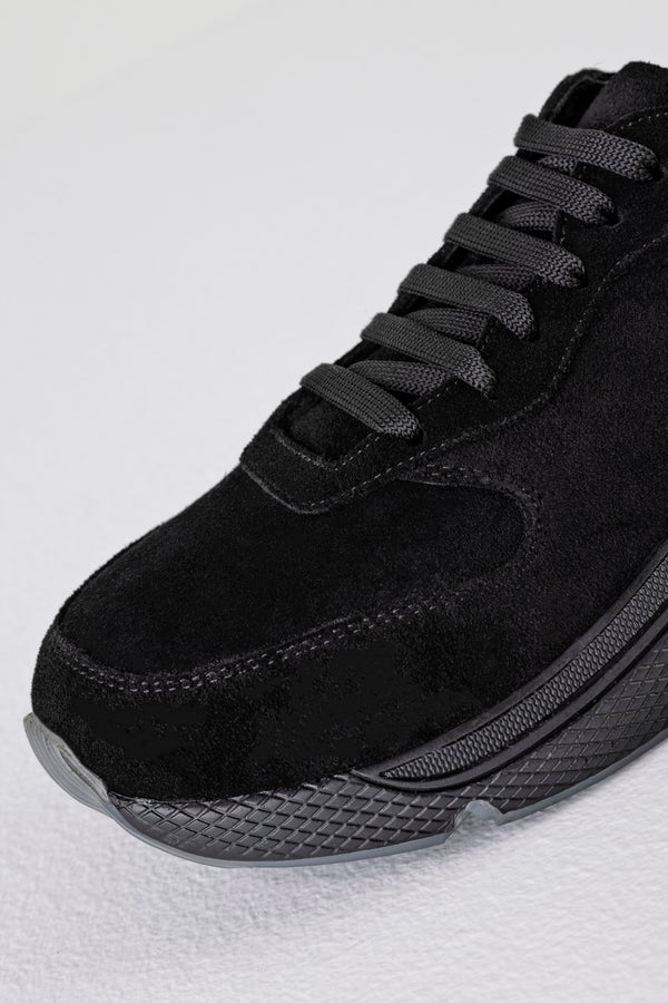 Leather suede sneakers