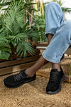 Leather suede sneakers