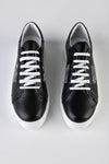 Leather lace-up sneakers