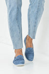 Leather suede loafers