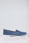 Leather suede loafers