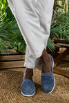Leather suede loafers