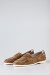 Leather suede loafers
