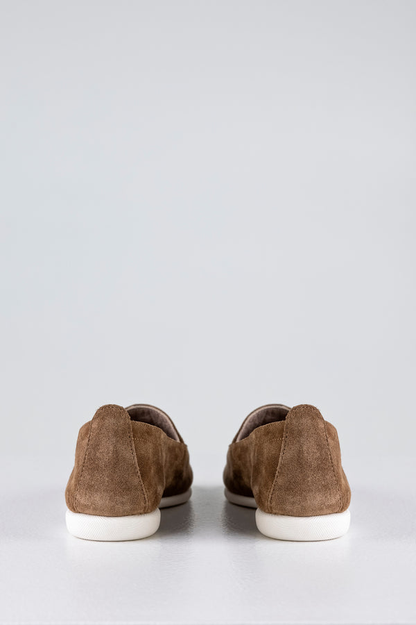 Leather suede loafers