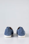 Leather suede loafers with tassels