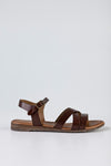 Leather strappy sandals