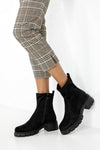 Zip-side fastening boots