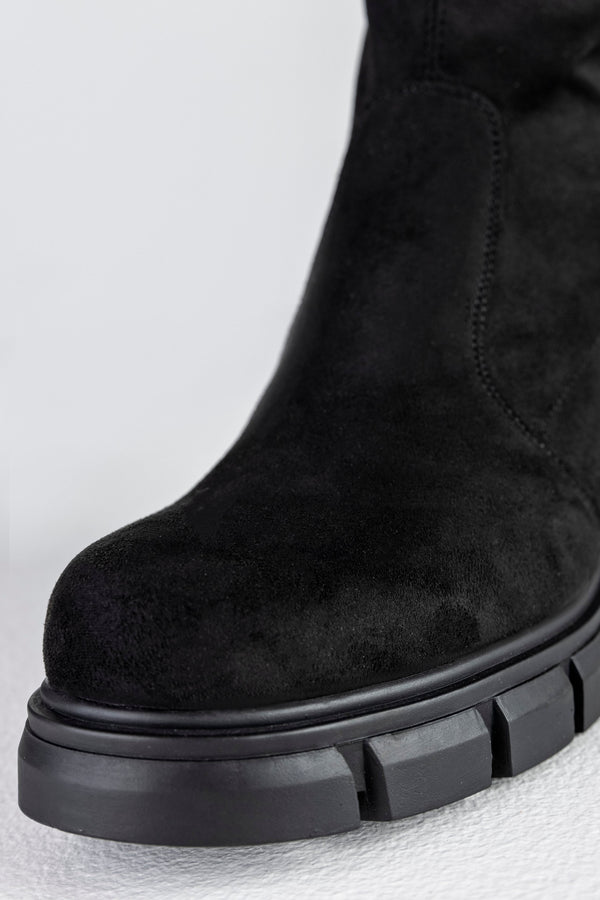 Zip-side fastening boots