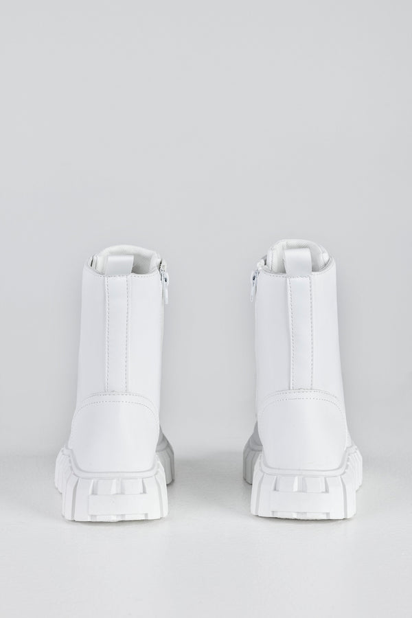 Lace up sneaker boots