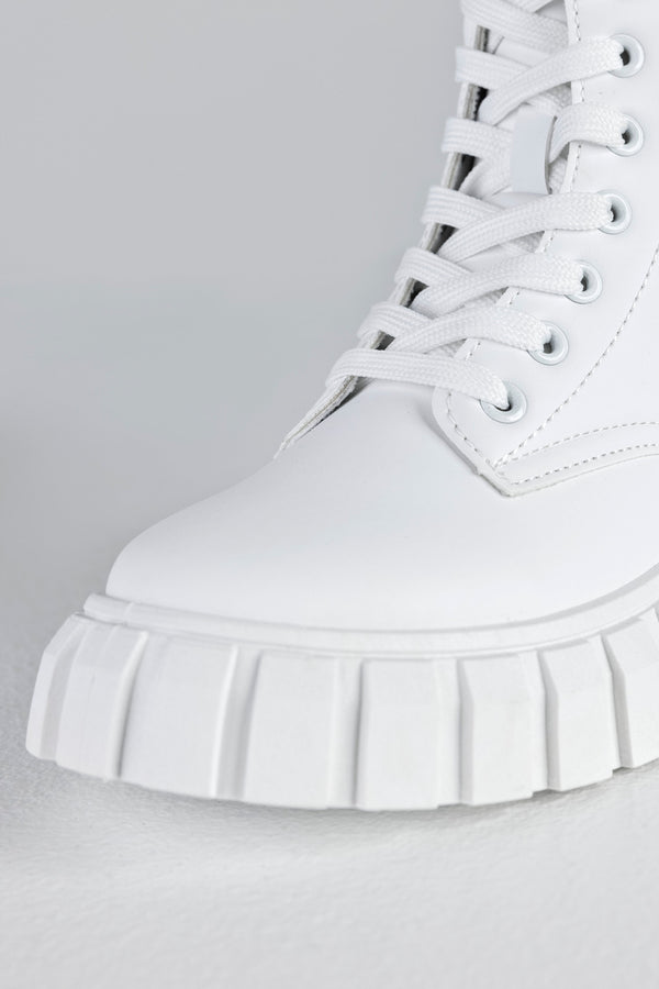 Lace up sneaker boots
