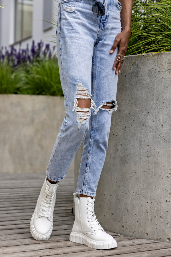 Lace up sneaker boots