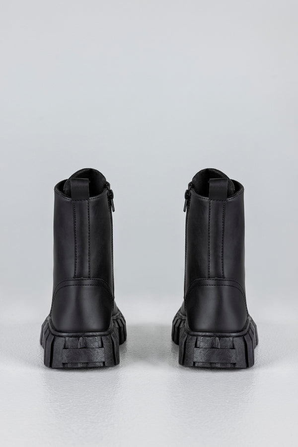 Lace up sneaker boots