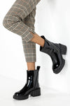 Zip-side fastening boots