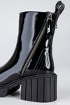 Zip-side fastening boots