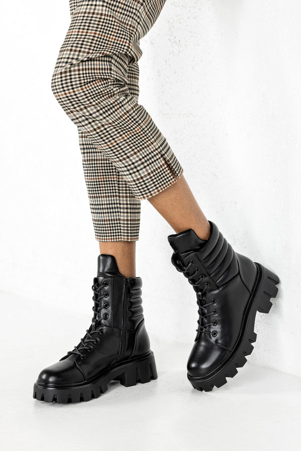 Lace-up boots