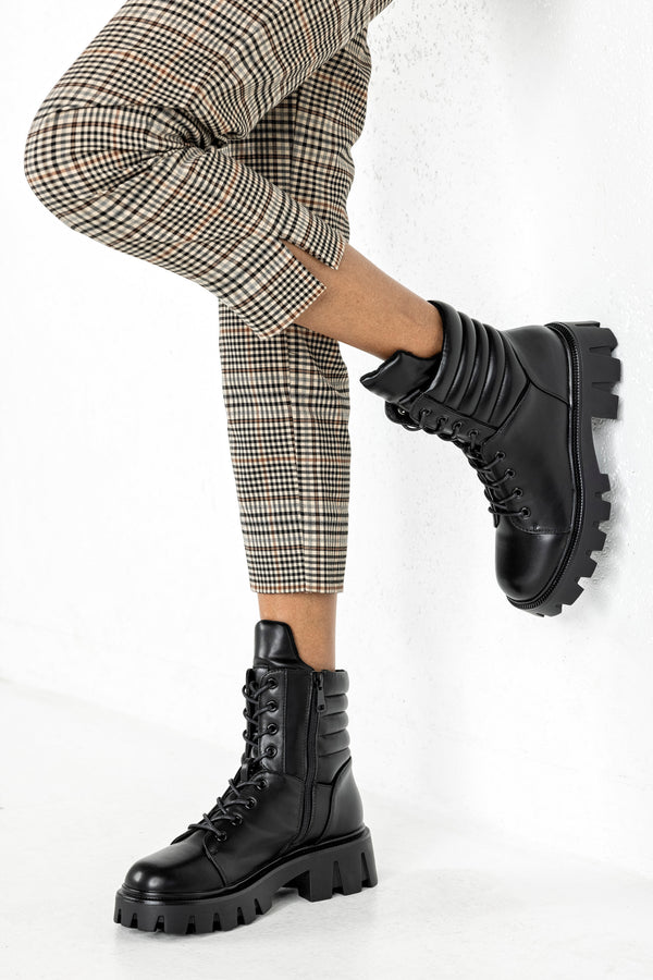 Lace-up boots