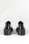 Leather lace-up shoes