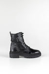 Leather lace-up boots