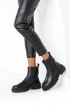 Leather chelsea boots