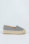 Slip-on, flatform espadrilles