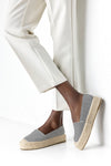 Slip-on, flatform espadrilles